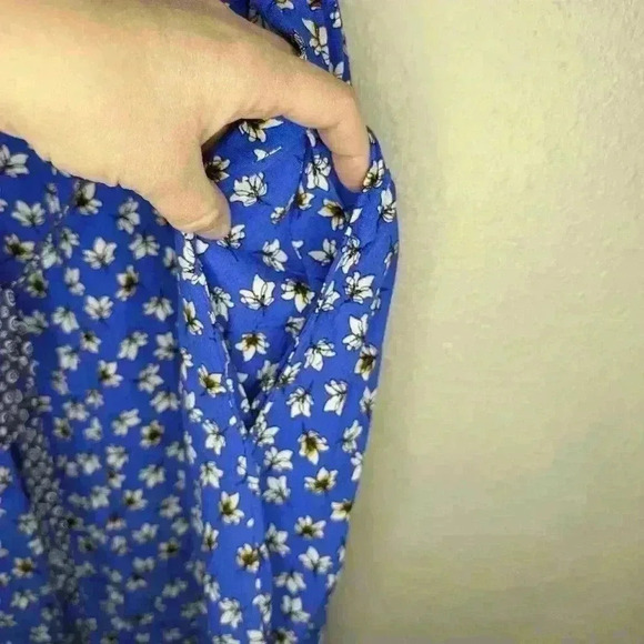 NWT Xhilaration Dress size Large Mini, sleevless, floral, light - Picture 7 of 8